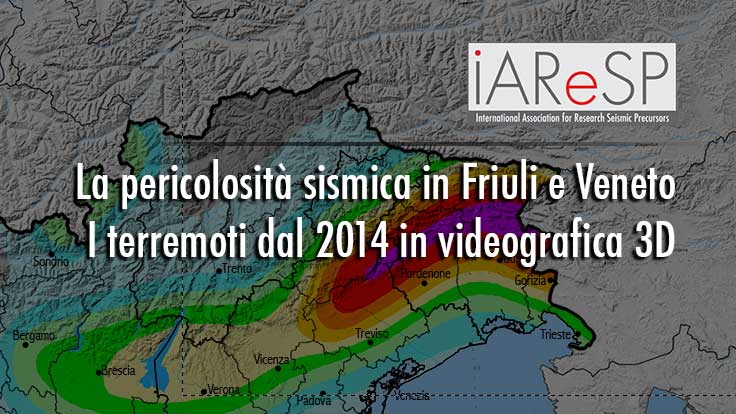 Friuli e Veneto, la pericolosità sismica del territorio e i terremoti dal 2014 in Videografica 3D