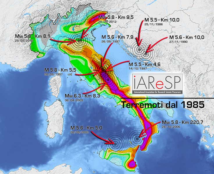 Terremoti dal 1985